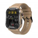 Mk66 Outdoor Bluetooth Calling Smart Watch Rotating Button Heart Rate Blood Pressure Voice Assistant