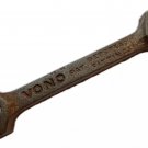 Vintage Vono Bedstead FitEnglish Cast Iron Double hex end spanner 9/16 and 5/8