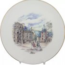 Decorative collector plate with gold rim Porcelain France de Limoges - Blois Decorative collector plate with gold rim Porcelain France de Limoges - Blois