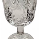 Vintage crystal wine glasses x 4 pieces