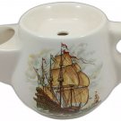 Vintage Royal Victoria Pottery Wade Shaving Mug /Scuttler Maritime Sailing Ship