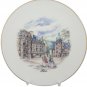 Decorative collector plate with gold rim Porcelain France de Limoges - Blois
