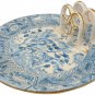 Rare antique Copeland China breakfast plate with molded toast holder.