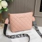 Trendy PU Leather Messenger Bag for Women &acirc;�� Small Crossbody Purse with Chain, Stylish Shoulder Bag