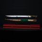 Historical Yatagan Sword With Natural Coral Stone