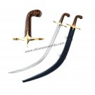 Shamshir Sword With Scabbard, Carbon Steel Handmade Sword Personalized Gift Shamshir Sword With Scabbard, Carbon Steel Handmade Sword Personalized Gift
