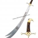 Zulfiqar İmam Ali Sword With Wooden Stand and Velvet Box Quality Steel