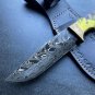 Custom Handmade Damascus Hunting Knife