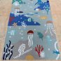 Handtufted rug under see life beautiful multi color  100% wool any size