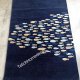 Hand tufted rug for luxury home