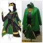 Thor The Avengers Loki pleather Outfit Cosplay Costume Women Custom Made