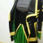 Thor The Avengers Loki pleather Outfit Cosplay Costume Women Custom Made