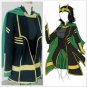Thor The Avengers Loki pleather Outfit Cosplay Costume Women Custom Made