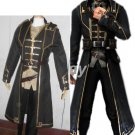 Dishonored 2 Corvo Attano Costume COSplay Outfit Halloween Men Uniform Suit