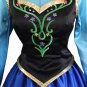 Frozen Anna Cosplay Costume Princess Anna Cosplay Dress Halloween Princess Costume