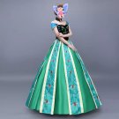 Frozen Anna Cosplay Costume Princess Anna Cosplay Dress Halloween Princess Costume