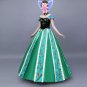 Frozen Anna Cosplay Costume Princess Anna Cosplay Dress Halloween Princess Costume