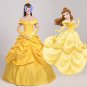 Princess Belle cosplay costume belle yellow costume Women Halloween Dress