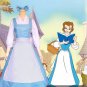 Beauty And The Beast Princess Belle Maid Dress Cosplay Costume Uniform Costume