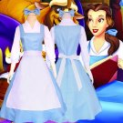 Beauty And The Beast Princess Belle Maid Dress Cosplay Costume Uniform Costume