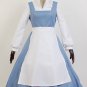 Beauty And The Beast Princess Belle Maid Dress Cosplay Costume Uniform Costume