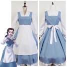 Beauty And The Beast Princess Belle Maid Dress Cosplay Costume Uniform Costume
