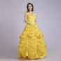Princess Belle cosplay costume belle yellow costume Women Halloween Dress