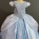 New Version Princess Cinderella Cosplay Costume New  Women light silver Dress Cosplay Costume Adult