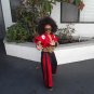 Movie cosplay Sho Nuff Halloween cosplay costume from The Last Dragon