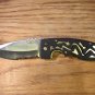 Maxam Liner Lock Style with Textured Grip Handle Pocket Knife
