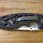 Maxam Liner Lock Style with Textured Grip Handle Pocket Knife