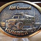 Brass Belt Buckle BTS AM General Hummer 25 M998 Made In USA
