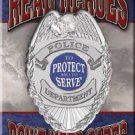 Real Heroes Police Refrigerator Ice Box Magnet