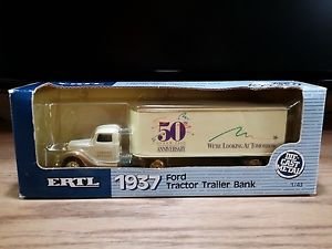 AHL American Highway Legends Mack Model BM with Double Pups Wonder Bread 1:64