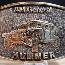 Brass Belt Buckle BTS AM General Hummer M998 Made In USA