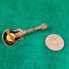 Hard Rock Cafe Chicago Black Les Paul Guitar Pin