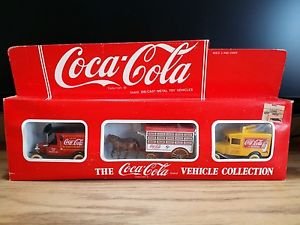 Vintage Lledo Coca Cola Diecast Vehicle Collection Set of 3