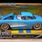 1957 Chevrolet Corvette Bigtime Muscle 1:24 Scale Diecast Light Blue