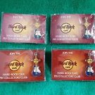 Hard Rock Cafe Icon Guitar Giveaway Pin Lot of 4