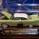 M2 Machines 1958 Plymouth Belvedere Auto-Thentics 1:64 Diecast R26