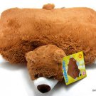 Cuddlee Pets Plush Stuffed Pillow Brown Bear