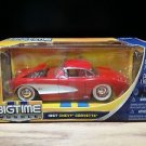 1957 Chevrolet Corvette Bigtime Muscle Jada 1:24 Scale Diecast Red