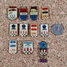 1992 USA Olympics Chrysler Jeep Mopar Lot of 10 Pins plus 1994 Lillehammer Pin