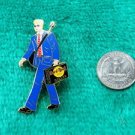 Hard Rock Cafe Dallas Business Man with Guitar Brief Case Limited Edition Pin