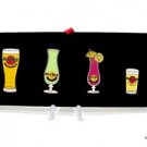 Hard Rock Cafe Nashville Bar Glass Pin Set