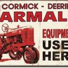Farmall Equipment Used Here Refrigerator Ice Box Magnet