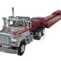 Penjoy Mack CH 600 with Flatbed and Two Case Tractors Load Valley 1:64