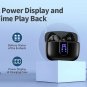 Wireless Earphones w/ Bluetooth 5.3 Quad-Mic Call Noise Reduction ENC 50H Playtimes