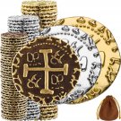 102 Pcs Pirate Coins Bronze, Silver & Gold M, L, XL Sizes 102 Pcs Pirate Coins Bronze, Silver & Gold M, L, XL Sizes
