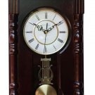 Wood Wall Clock with Pendulum & Westminster Chime – Vintage Decorative Clock
